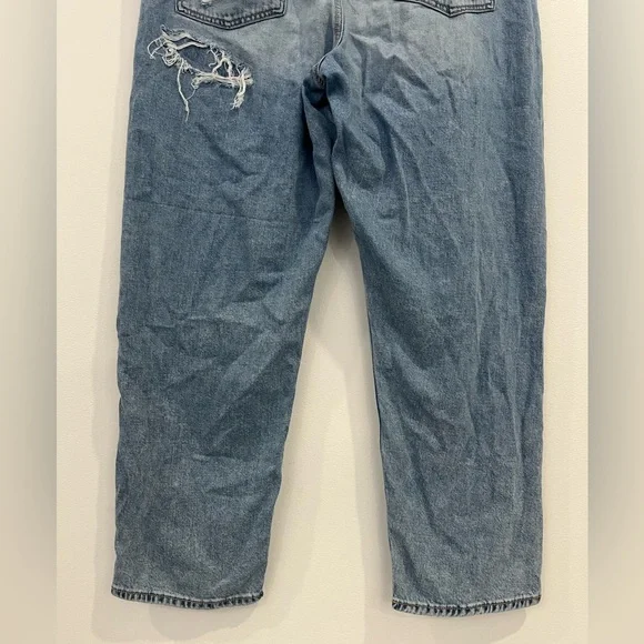 American Eagle Mom Straight Distressed Jeans 16 - Picture 7 of 10